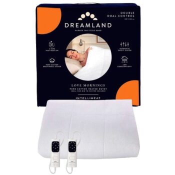 Dreamland Love Mornings All Season Heated Cotton Duvet Double Dal Control 200x200Cm