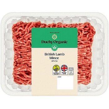 Duchy Organic British Lamb Mince 20% Fat (400g)