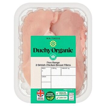Duchy Organic Chicken Breast Fillets 2 per kg