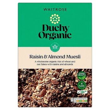 Duchy Organic Muesli with Raisins & Almonds (750g)