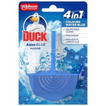 Duck Aqua Blue Toilet Rim Block Holder (36g)