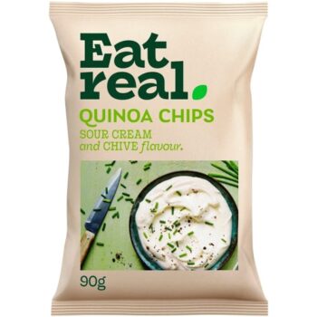 Eat Real Quinoa Chips Sour Cream & Chive Flavour (90g)
