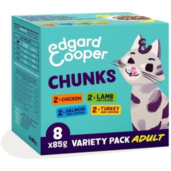 Edgard & Cooper Cat Chunks in Sauce Adult Multipack (8 x 85g)