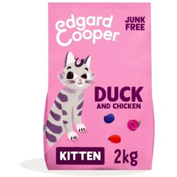Edgard & Cooper Cat Dry Food Kitten Duck Chicken (2kg)