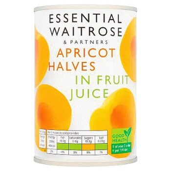 Essential Apricot Halves in Fruit Juice drained (240g)