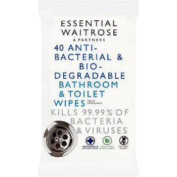 Essential Bathroom & Toilet Wipes (40)