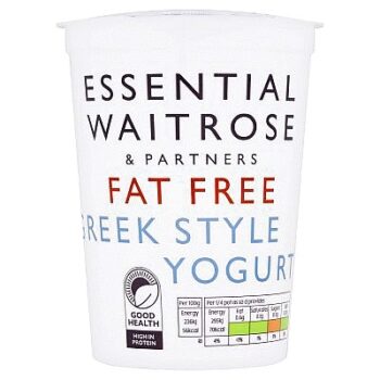 Essential Fat Free Natural Greek Style Yogurt (500g)