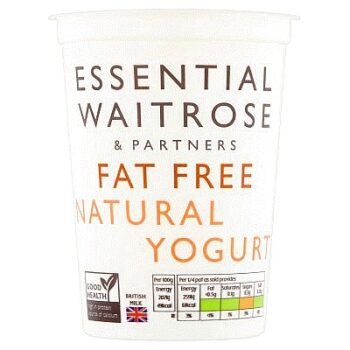 Essential Fat Free Natural Yogurt (500g)