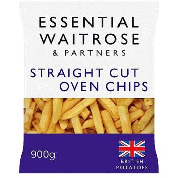 Essential Frozen Straight Cut Oven Chips (900g)