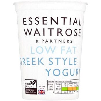 Essential Low Fat Natural Greek Style Yogurt (500g)