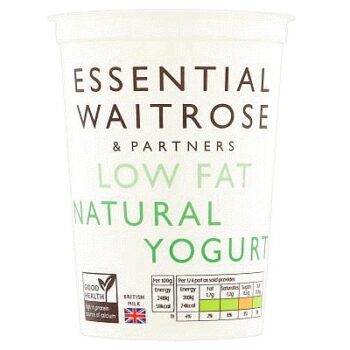 Essential Low Fat Natural Yogurt (500g)