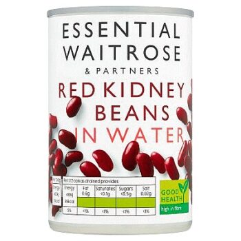 Essential Red Kidney Beans in Water drained (180g)