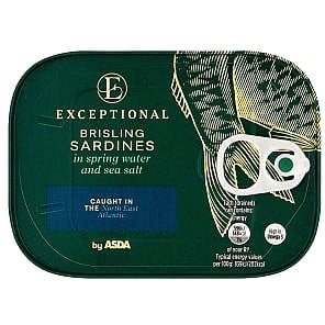 Exceptional by ASDA Brisling Sardines in Spring Water and Sea Salt
