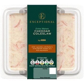 Exceptional by ASDA Extra Mature Cheddar Coleslaw (300g)