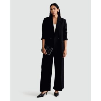 F&F Double Breasted Blazer in Black