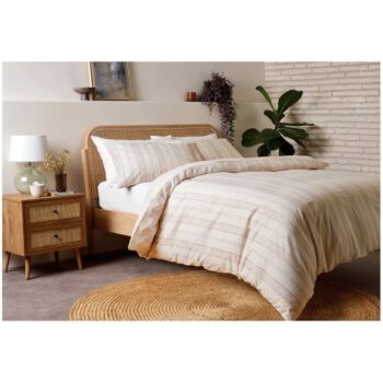 F&F Home Blue Coastal Stripe Duvet Set Double