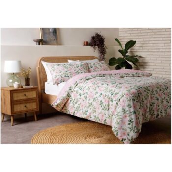 F&F Home Climbing Rose Duvet Set Double