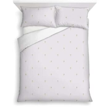F&F Home Embroidered Palm Duvet Set Double