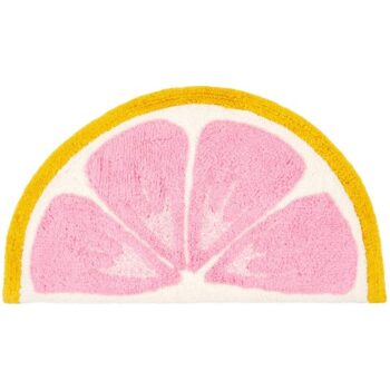 F&F Home Grapefruit Design Bath Mat