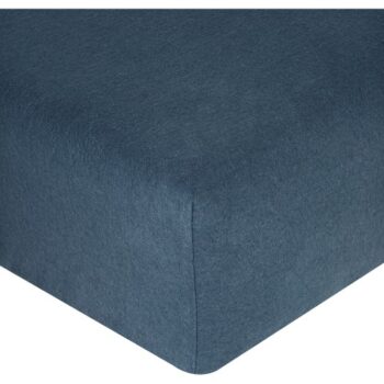 F&F Home Navy Brushed Fitted Sheet Double