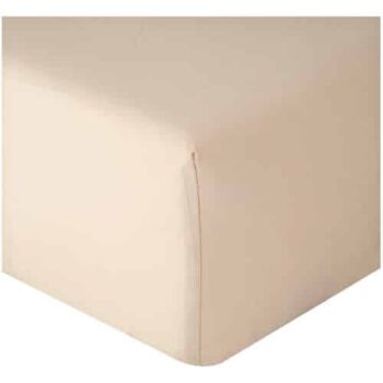 F&F Home Supersoft Natural Fitted Sheet Double