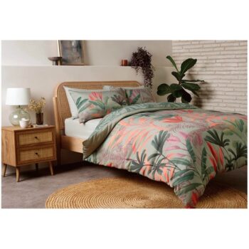 F&F Home Tropical Palm Duvet Set Double