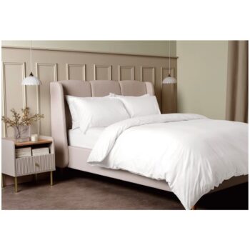 F&F Home White Cotton Cooling Duvet Set Double