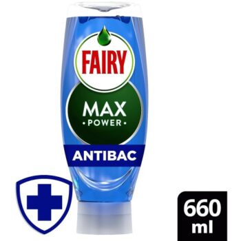 Fairy Max Power Washing Up Liquid Antibac (660ml)