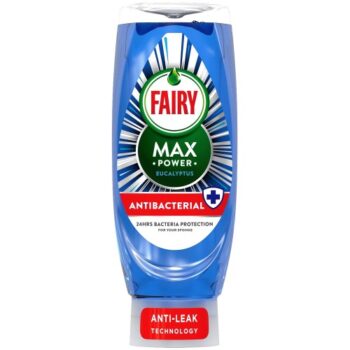 Fairy Max Power Washing Up Liquid Antibacterial (545ml)