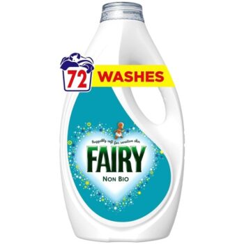 Fairy Non Bio Washing Liquid For Sensitive Skin 72 Washes (2232ml)