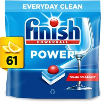 Finish Power All In One Lemon Dishwasher Tablets 61 Tabs (61)