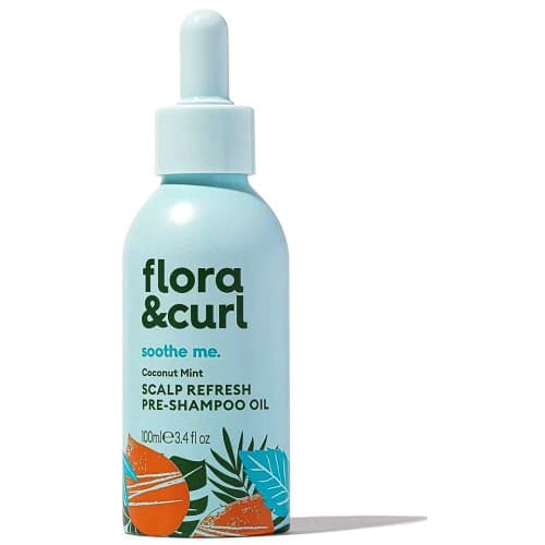 Flora & Curl Coconut Mint Scalp Refresh Pre-Shampoo Oil (100ml)