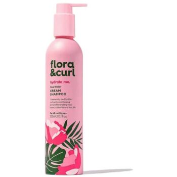 Flora & Curl Rose Water Cream Shampoo (300ml)