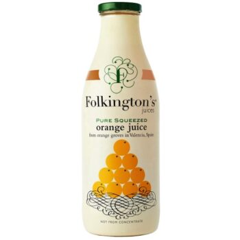 Folkington's Juices Pure Squeezed Orange Juice (1 Litre)