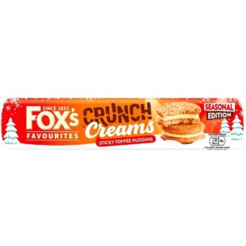 Fox's Favourites Seasonal Edition Crunch Creams Sticky Toffee Pudding (200g)