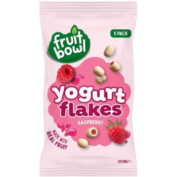 Fruit Bowl Raspberry Yogurt Flakes (5 x 18g)