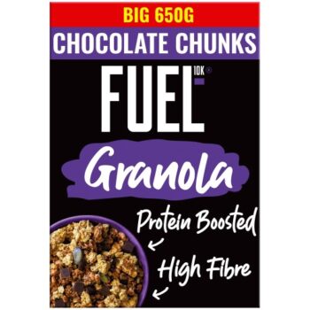 FUEL10K Chocolate Chunks Protein Granola Breakfast Cereal (650g)