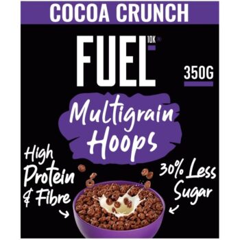 Fuel10k Multigrain Hoops Chocolate Cereal (350g)