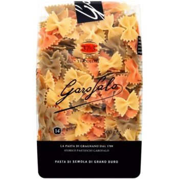 Garofalo Tricolore Farfalle Pasta Bows - Bag (500g)