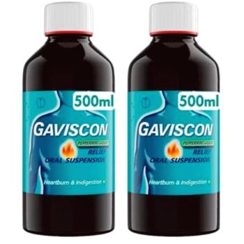 Gaviscon Original Liquids Aniseed (2 x 500ml)