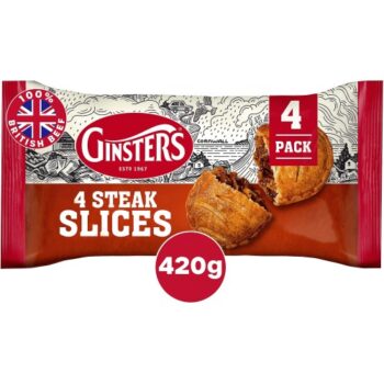 Ginsters 4 Steak Slices (420g)