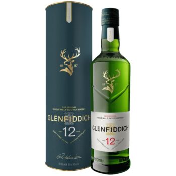 Glenfiddich 12 Year Old Single Malt Scotch Whisky (70cl)