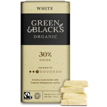Green & Black's Organic 30% White Chocolate Bar (90g)