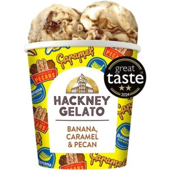 Hackney Gelato Banana Caramel & Pecan (460ml)
