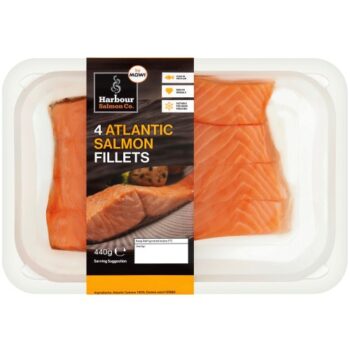 Harbour Salmon Co. Atlantic Salmon Fillets (4 x 440g)
