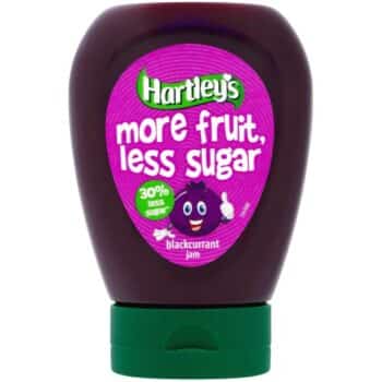 Hartley's More Fruit Less Sugar Blackcurrant Jam (320g)