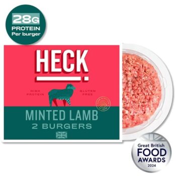 HECK! Minted Lamb Gluten Free 2 Burgers (2 x 320g)