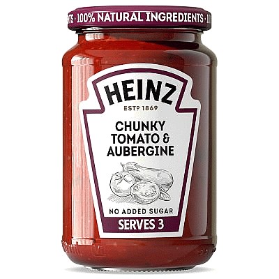 Heinz Tomato & Aubergine Pasta Sauce (350g)