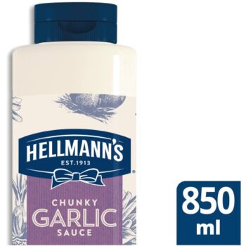 Hellmann's Chunky Garlic Sauce (850ml, 858g)