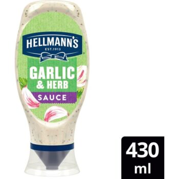Hellmann's Garlic & Herbs Creamy sauce (430ml)